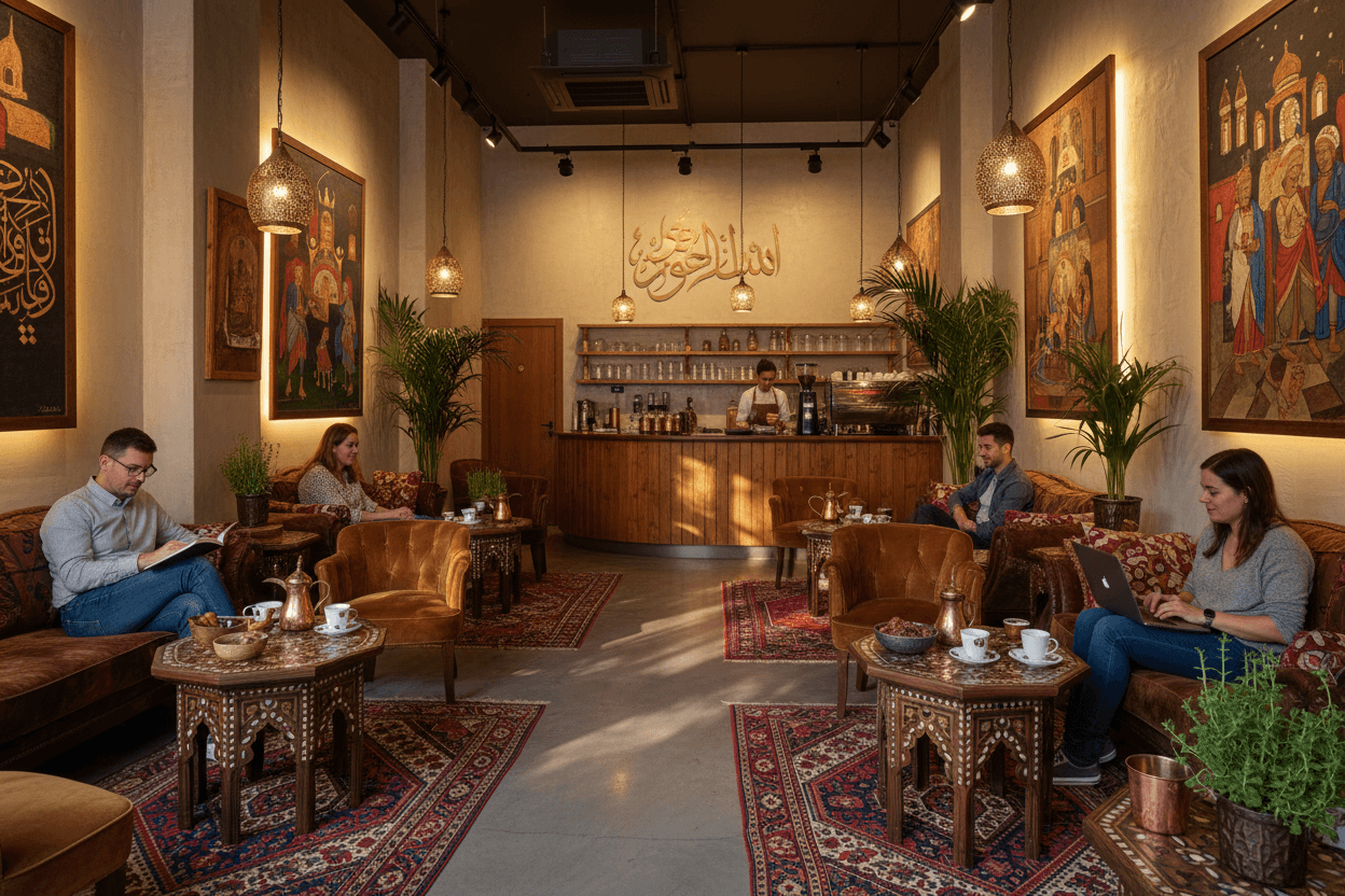 Coffee shop interior