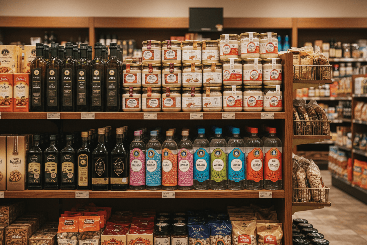 Middle Eastern grocery products