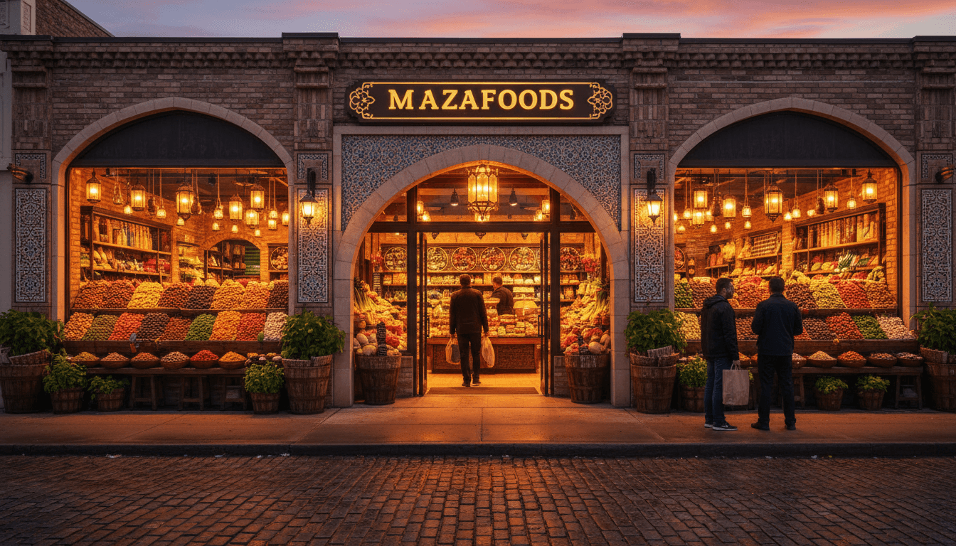 Mazafoods market exterior in Dearborn, Michigan